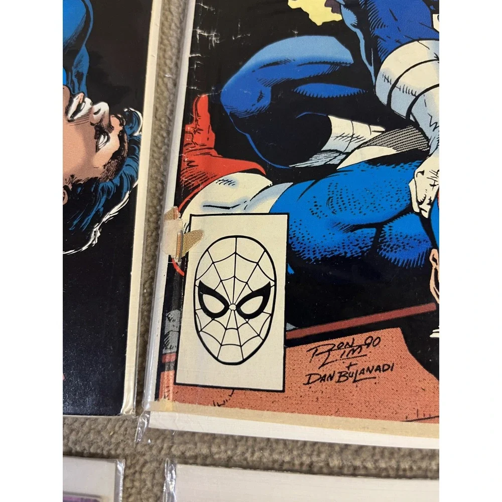 Captain America Comic Books‎ Lot 6 Issues 1990s Marvel Comics